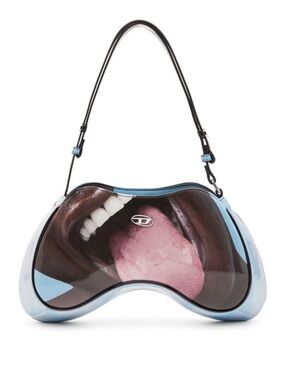 Diesel Remote Control Play Shoulder Bag In Pink/Blue